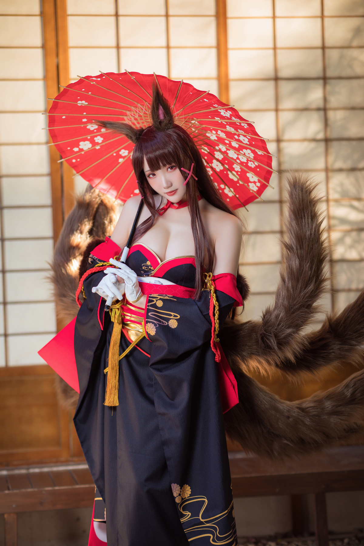 Cosplay 瓜希酱 赤城 Akagi 4