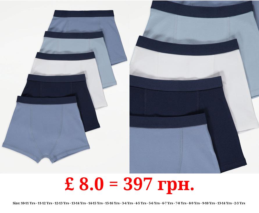 Blue Waist Trunks 5 Pack