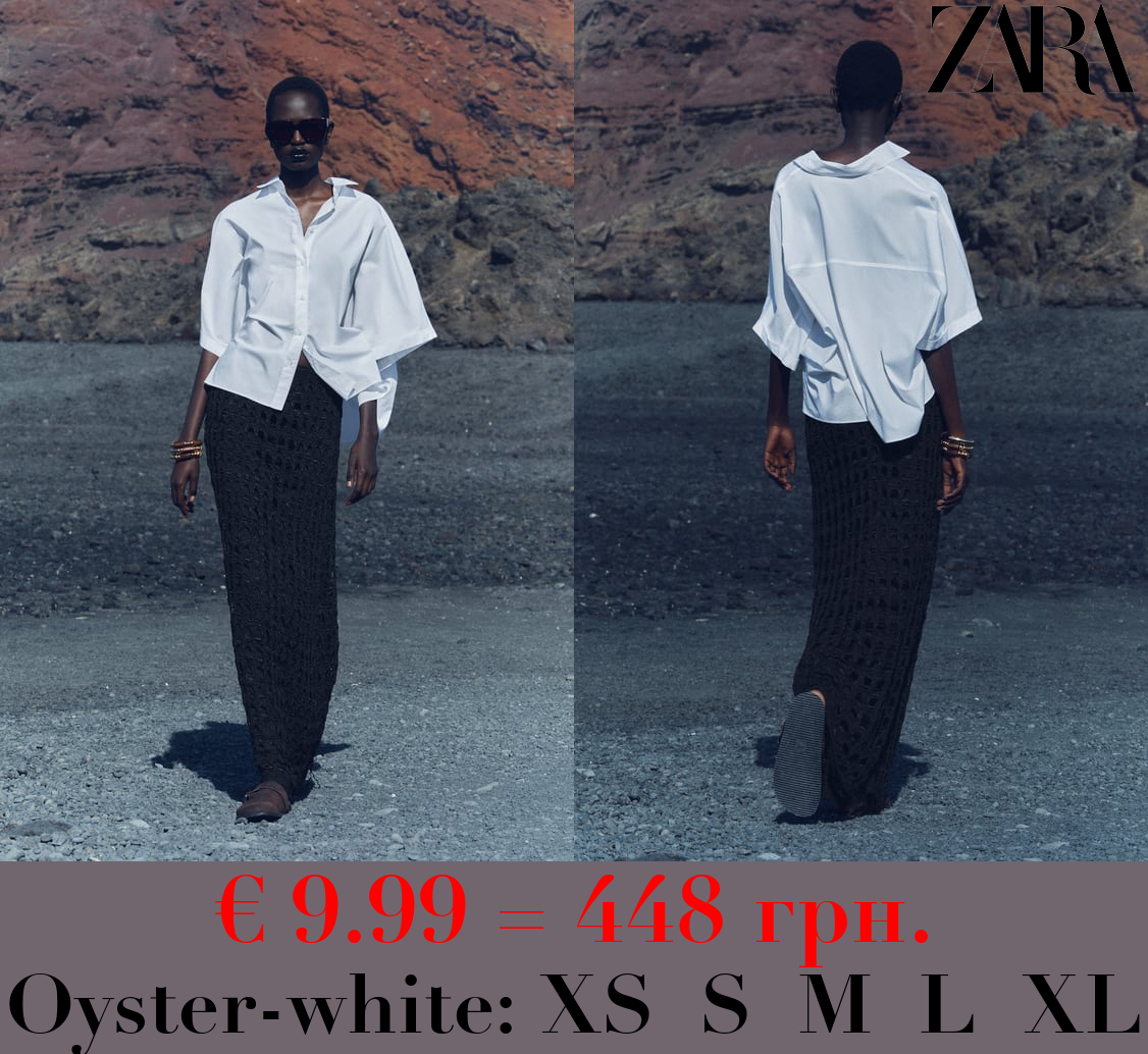 ZW COLLECTION POPLIN SHIRT