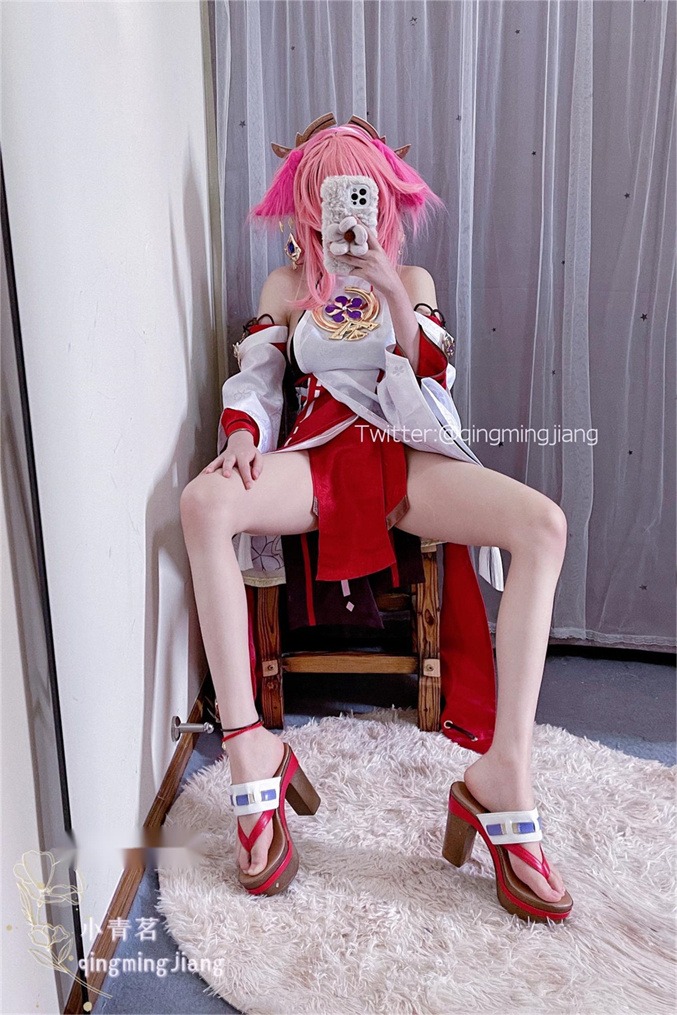 小青茗 八重神子 COS 35