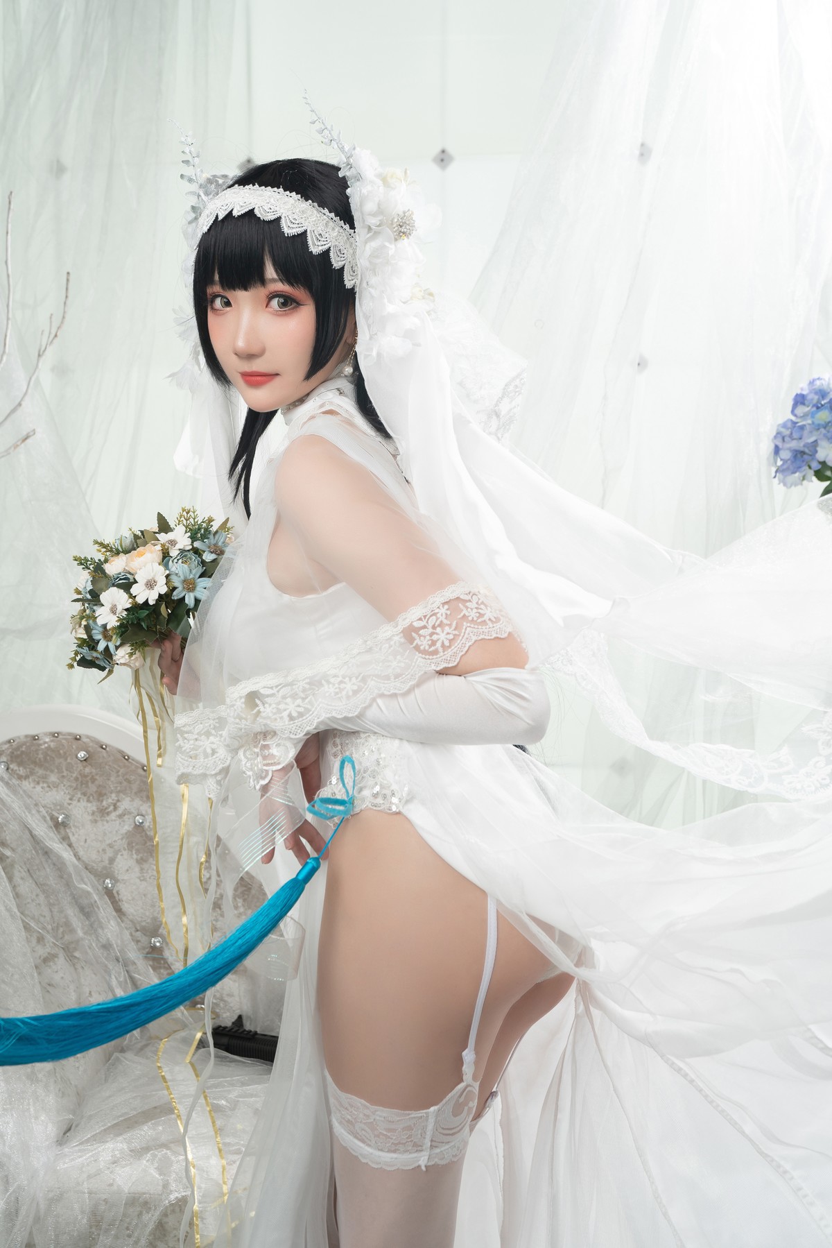 瓜希酱 Cosplay 95式花嫁 15