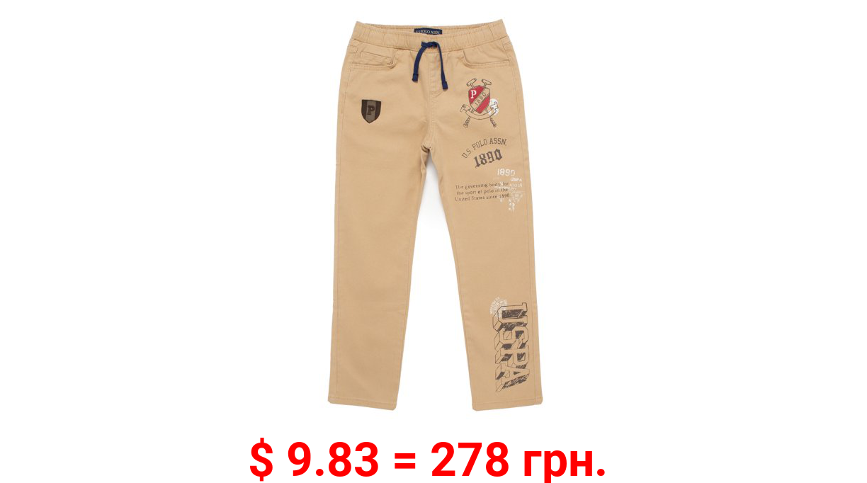 U.S. Polo Assn. Boys Twill Pants, Sizes 4-18
