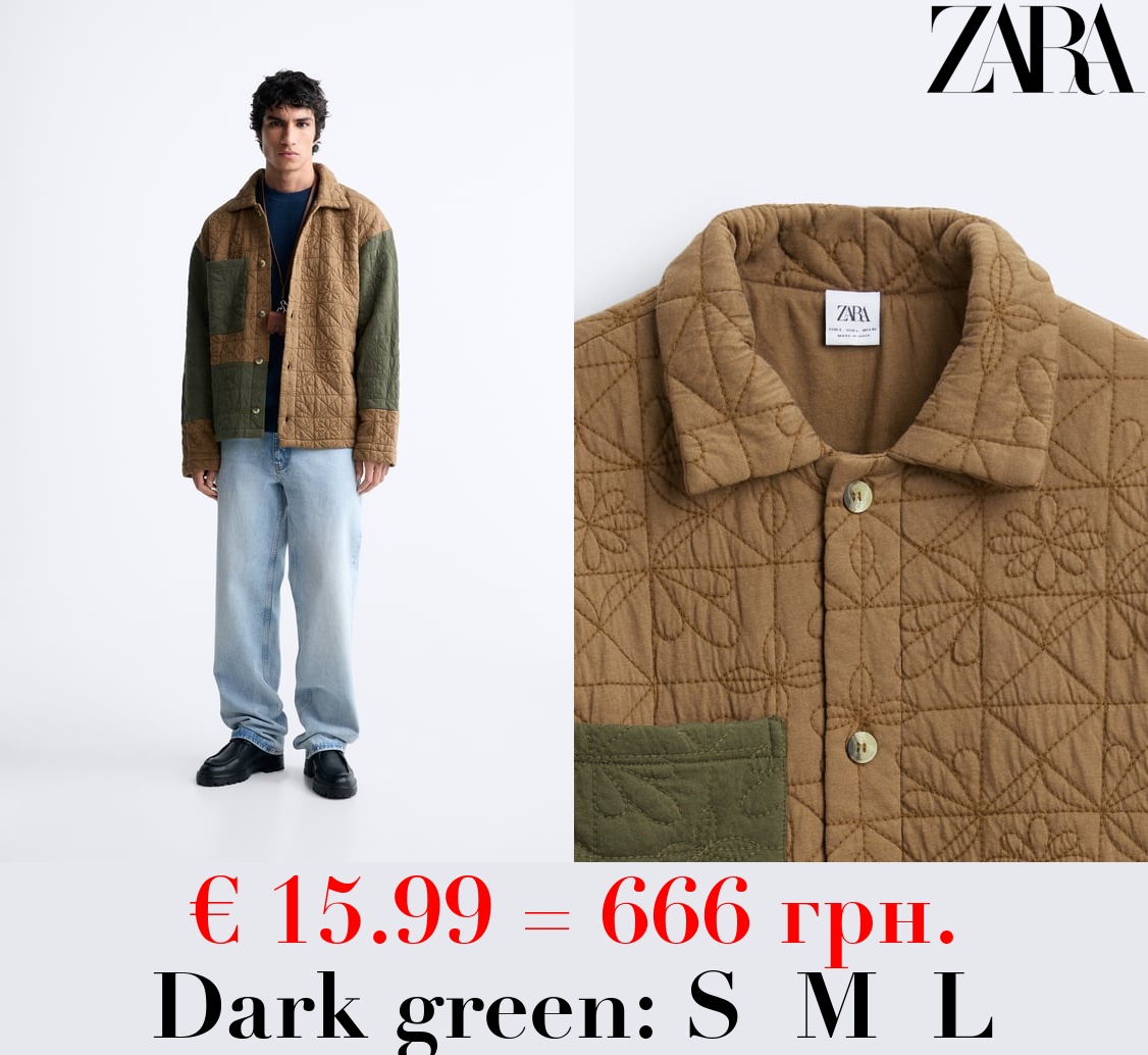 COLOUR BLOCK PATCHWORK JACKET