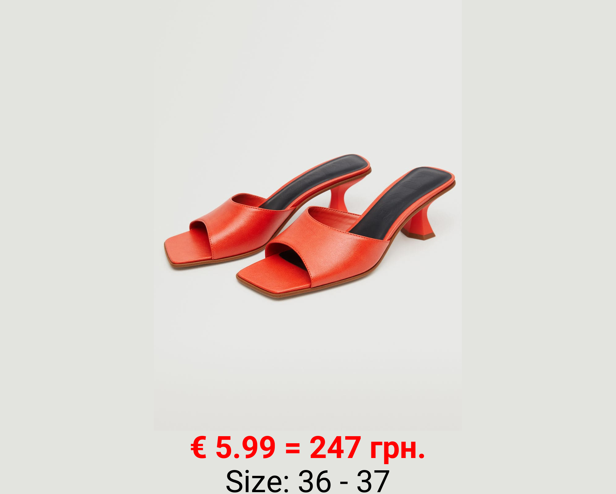 Sandalia destalonada tacón