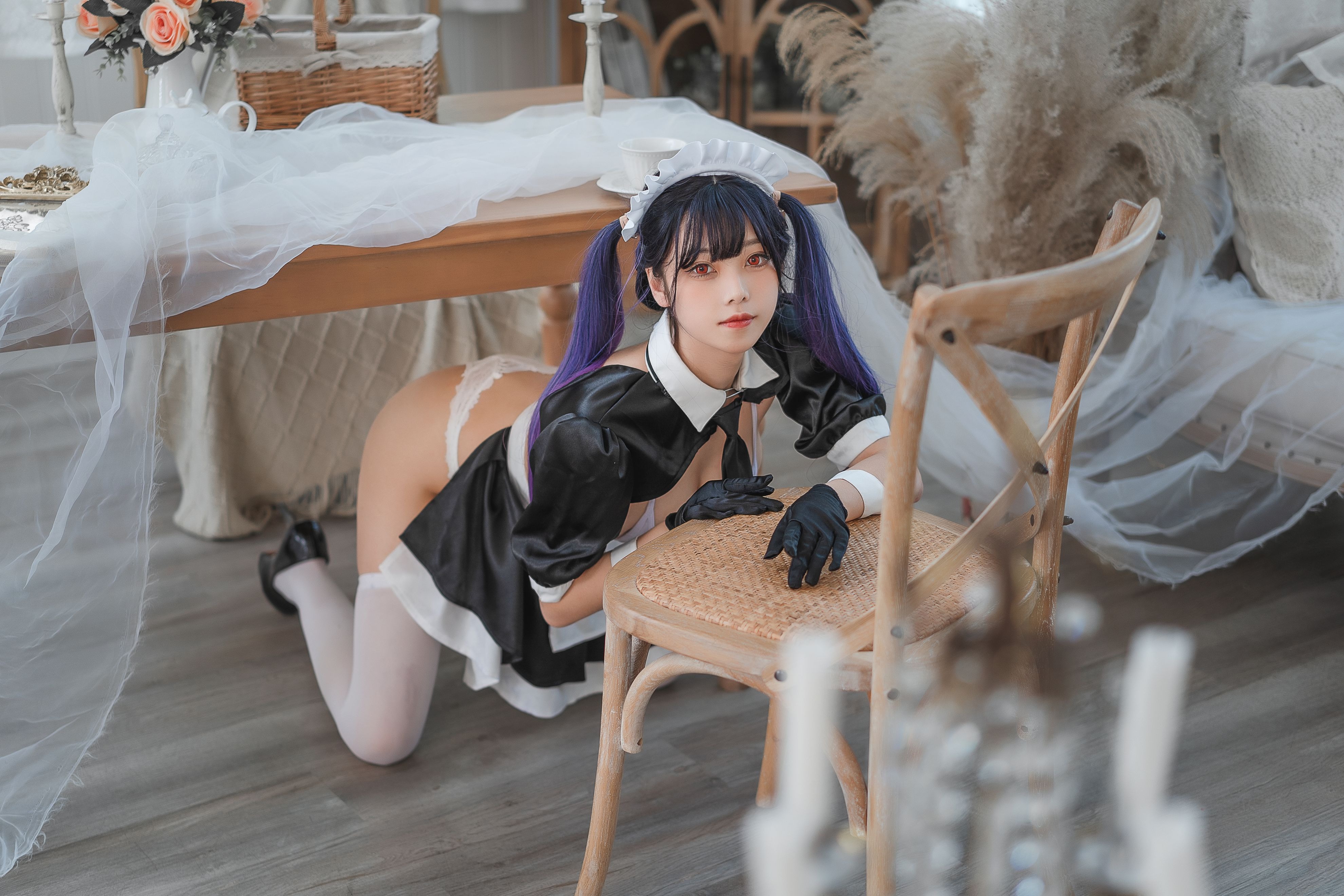 蜜汁猫裘 工作女仆 32