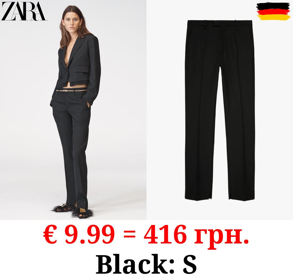 TROUSERS WITH A MASCULINE WAISTBAND - LIMITED EDITION