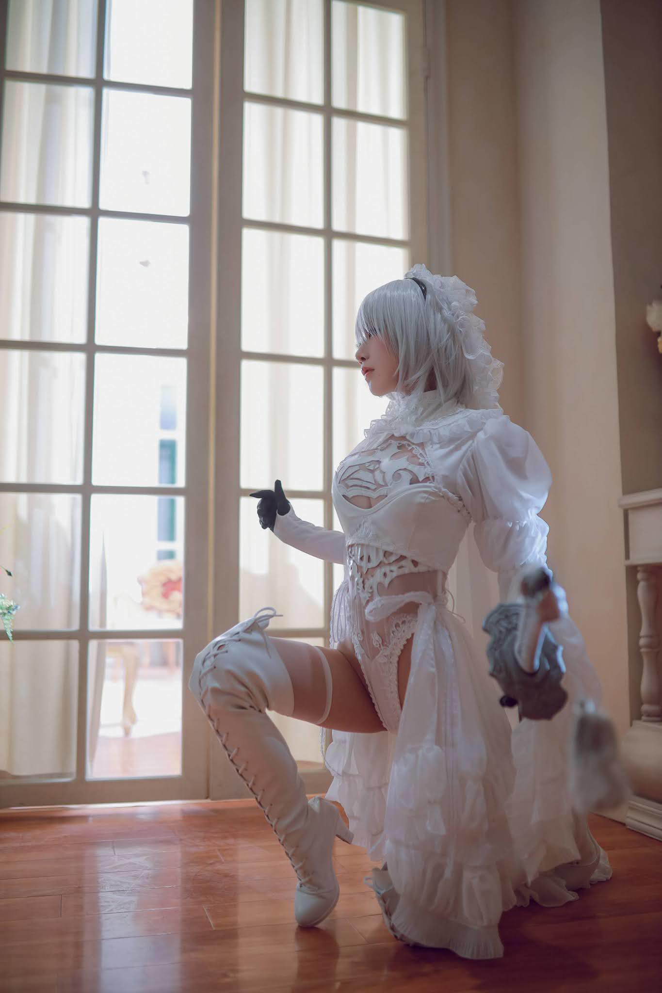 [水淼Aqua] 2B White Version NieR_Automata ニーア オートマタ 8