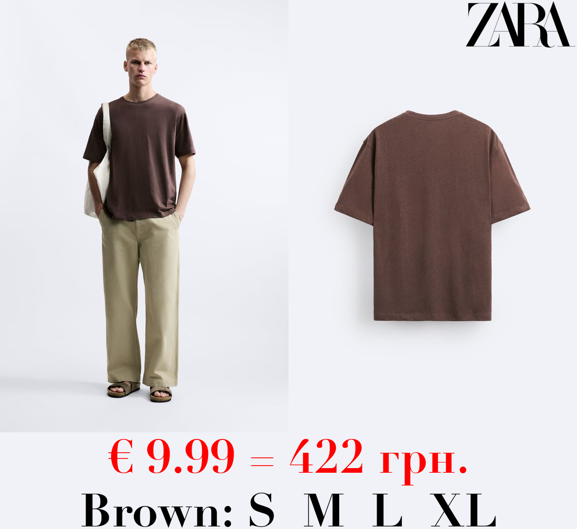 COTTON - LINEN T-SHIRT