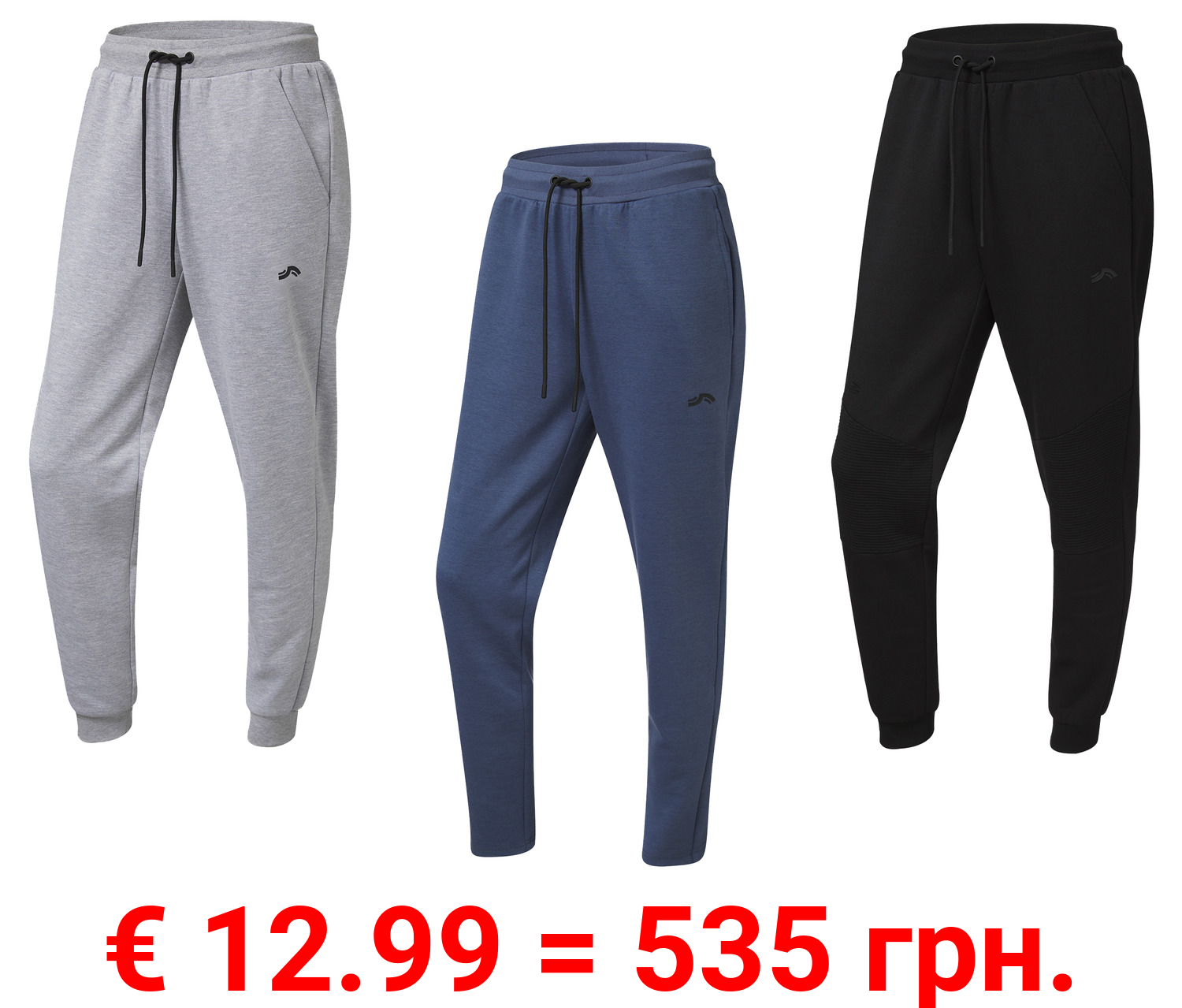 CRIVIT Herren Sweathose mit HeiQ Mint Technologie