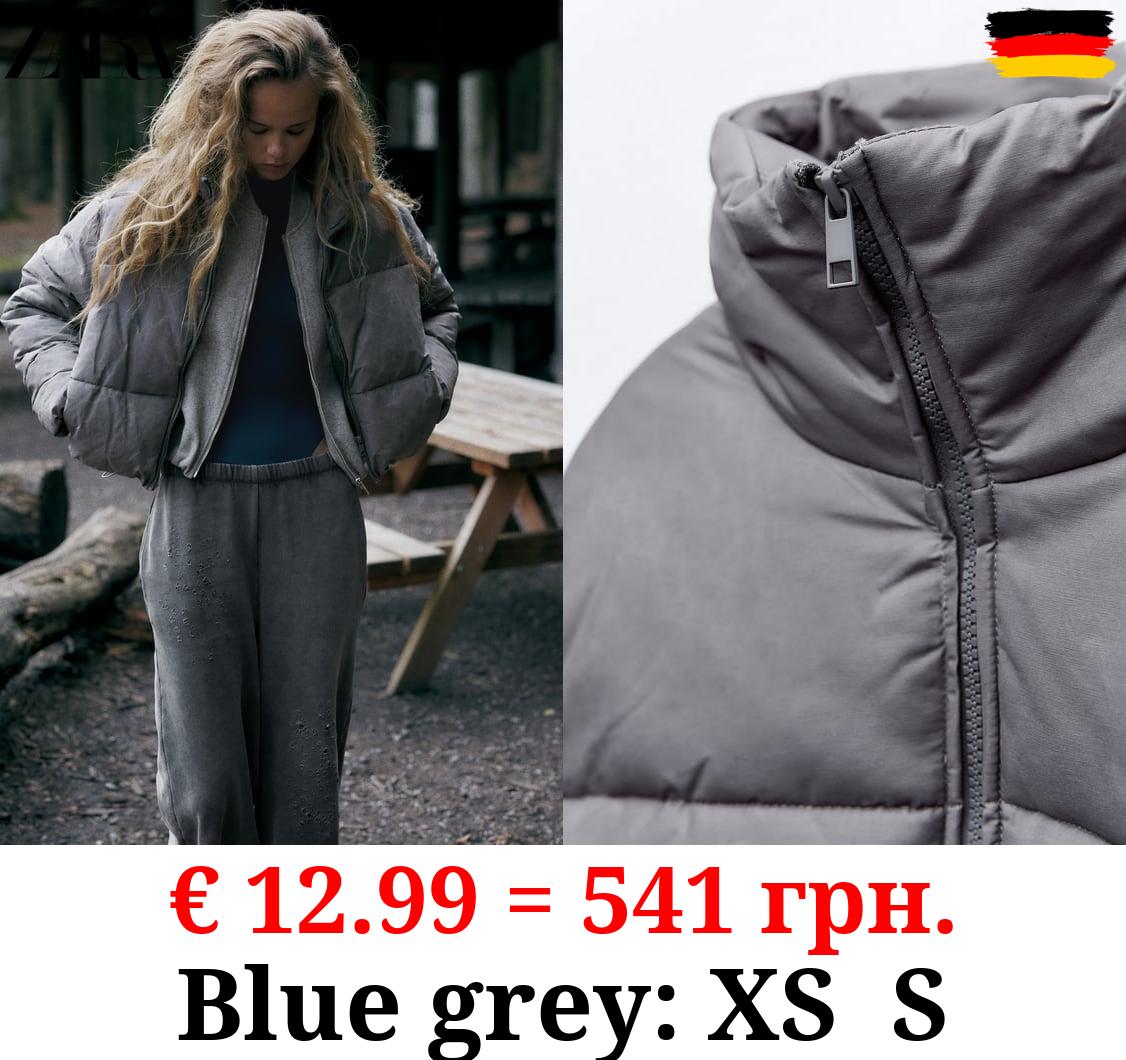 FADED-EFFECT PUFFER ANORAK