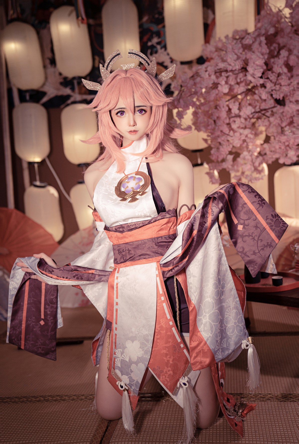 小礼好困 @SleeppyLee1  Cosplay 八重神子 2