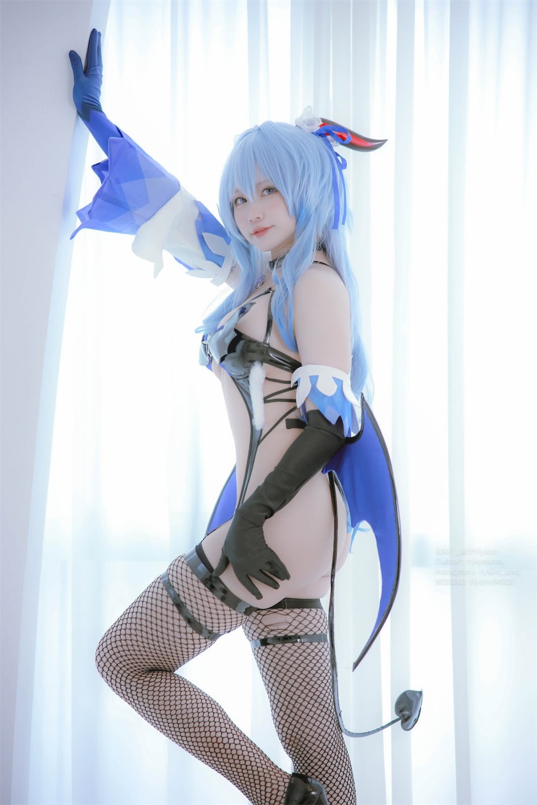 Cosplay Nyako喵子 原神 甘雨魅魔 17