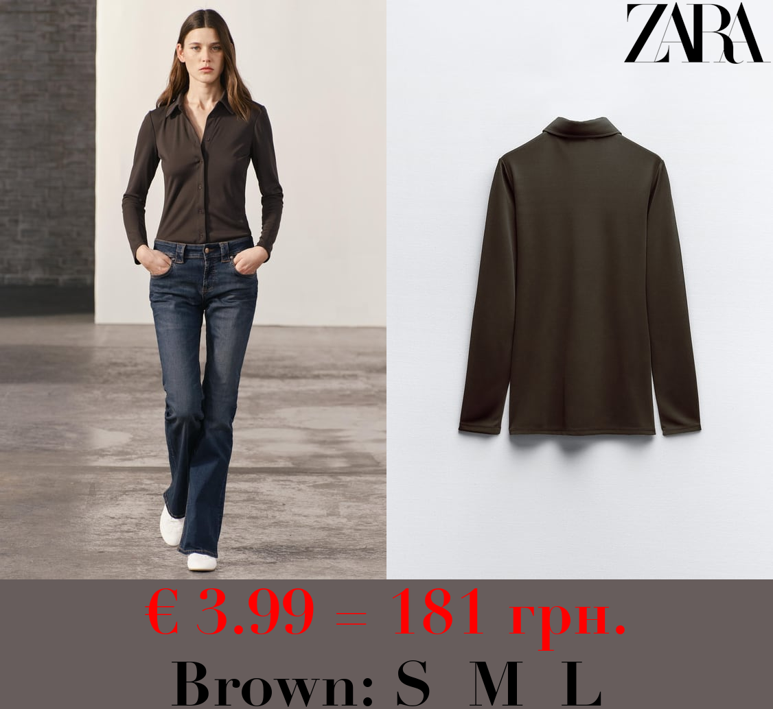 FLOWING SHIRT WITH BUTTONS