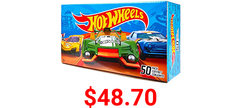 Hot Wheels Basic Car 50-Pack [Amazon Exclusive]