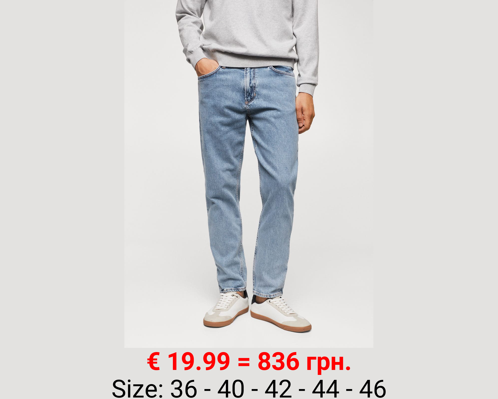 Jeans ben tapered cropped