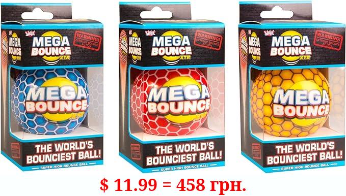 Wicked Mega Bounce XTR - The World's Bounciest Ball - 7cm - Bounces Up to 30FT - 1 Ball Included