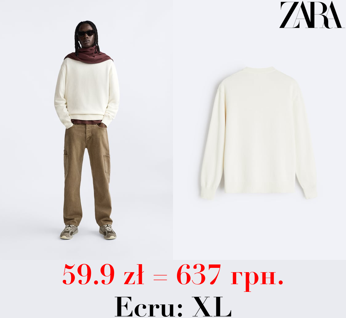 COTTON-WOOL SWEATER