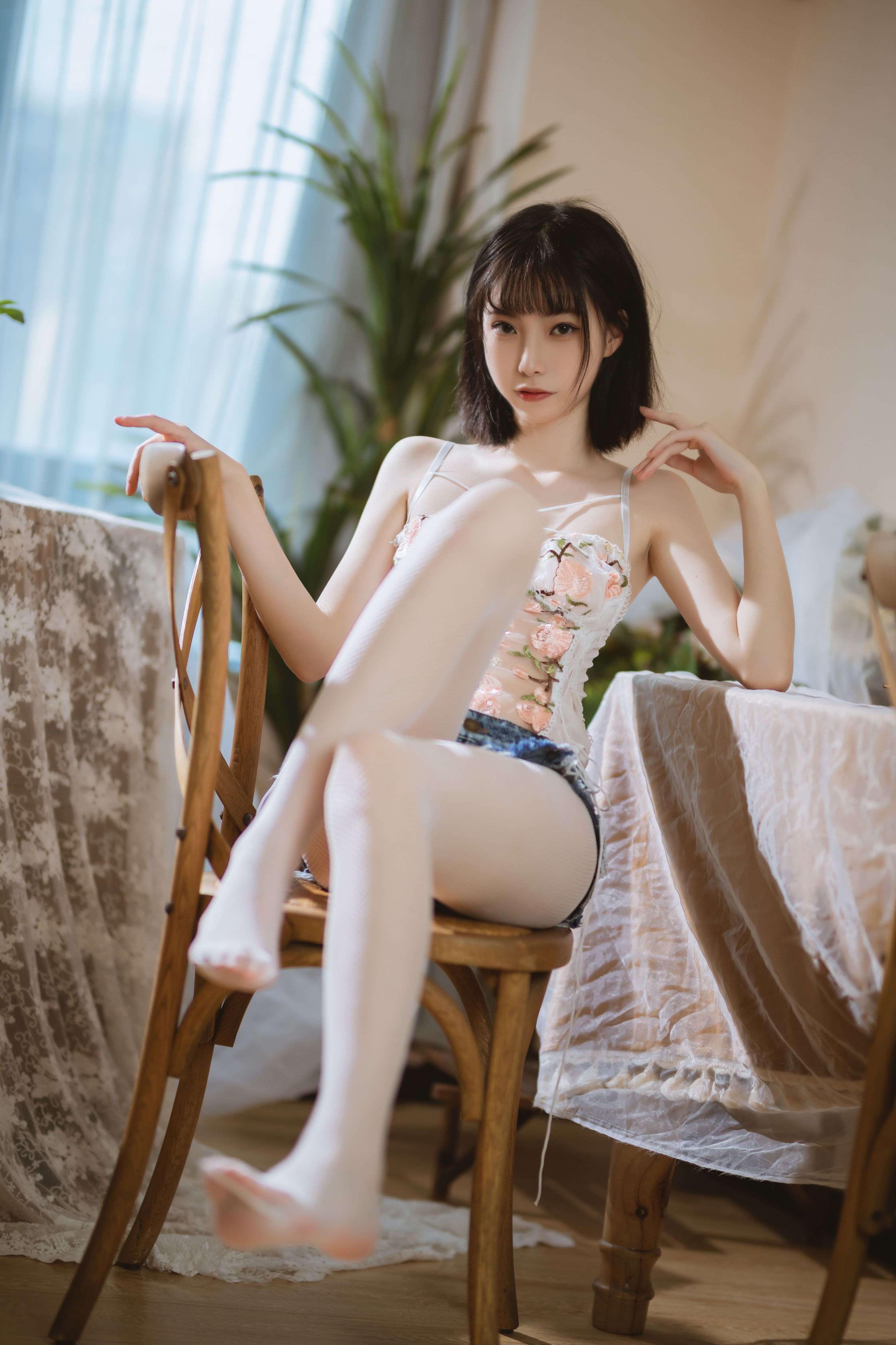 许岚 - 纯欲牛仔短裤 38