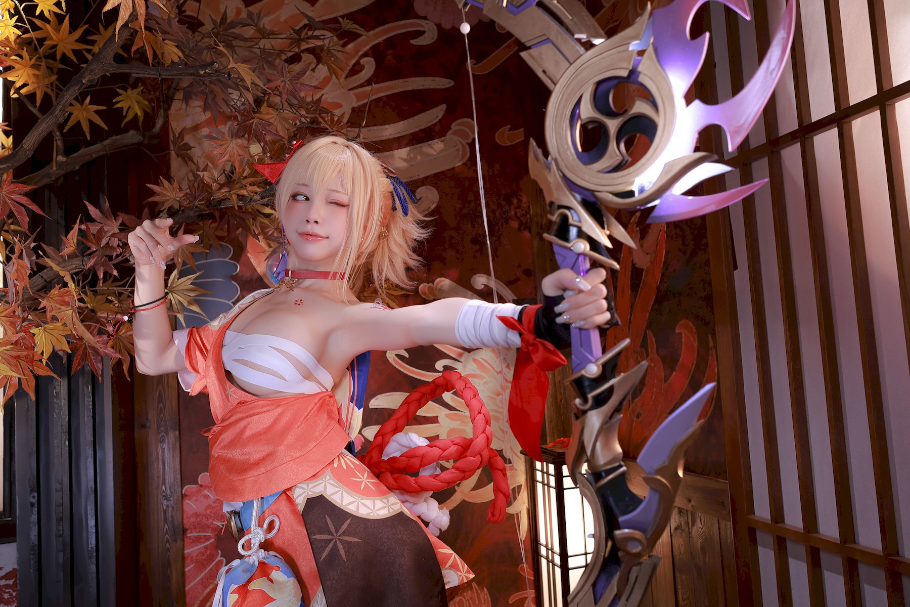 水淼aqua Cosplay 宵宫 Vol.01 6