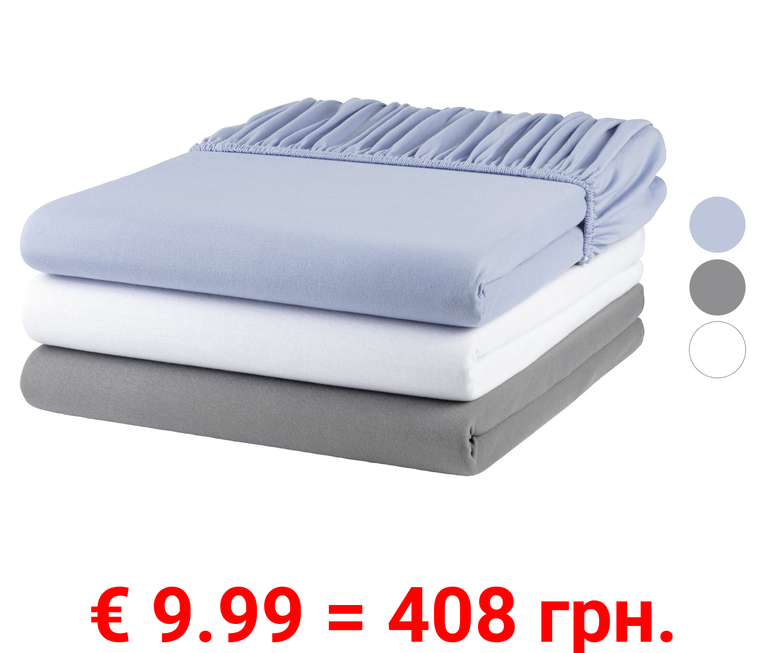 LIVARNO home Jersey Spannbettlaken, 140-160 x 200 cm