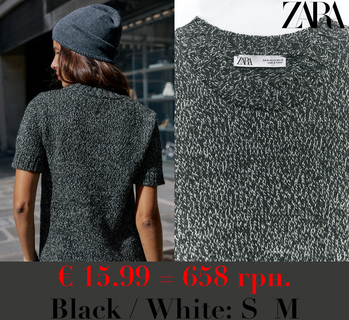 TWISTED YARN KNIT MINI DRESS