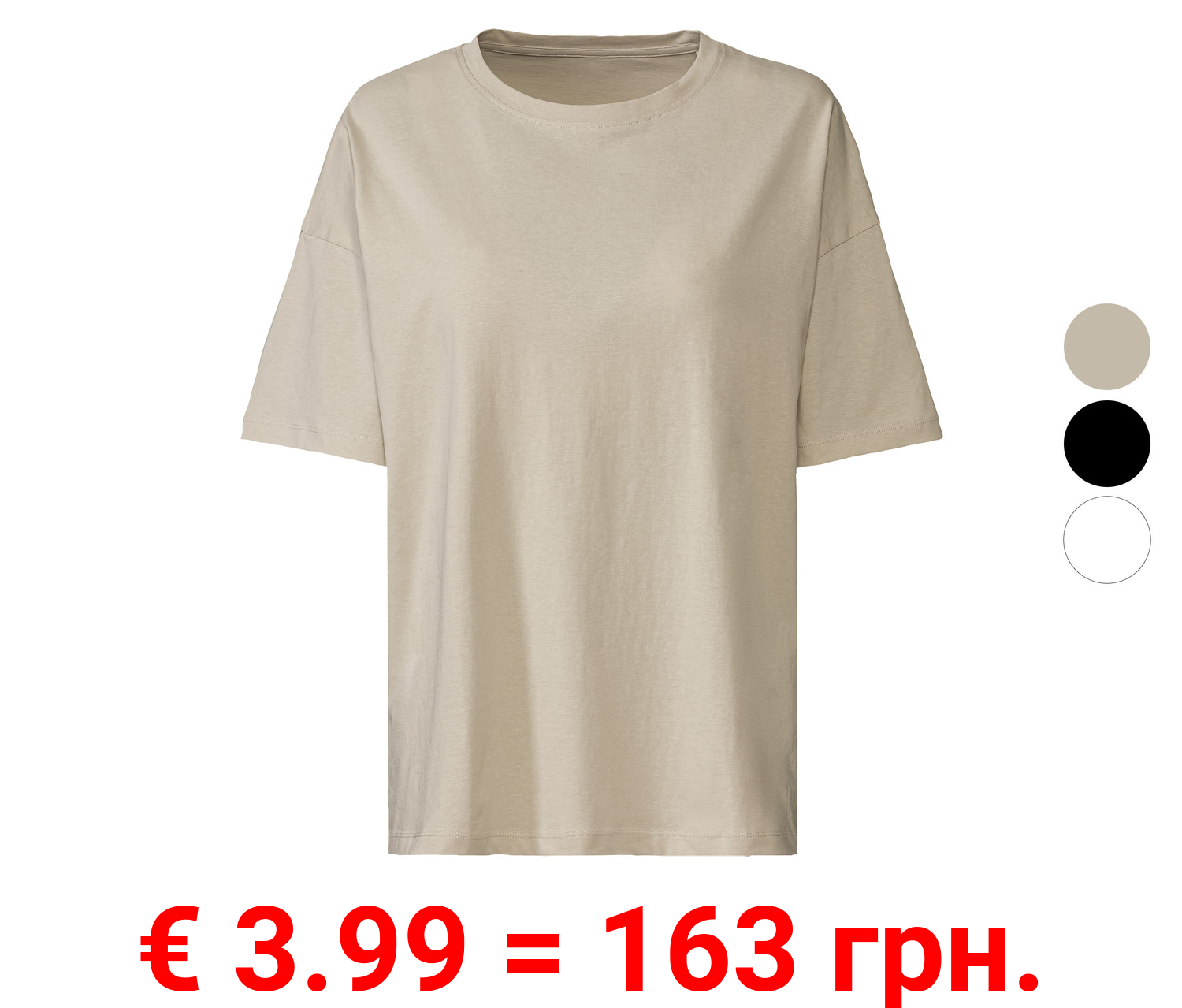 esmara® Damen Longshirt aus reiner Baumwolle