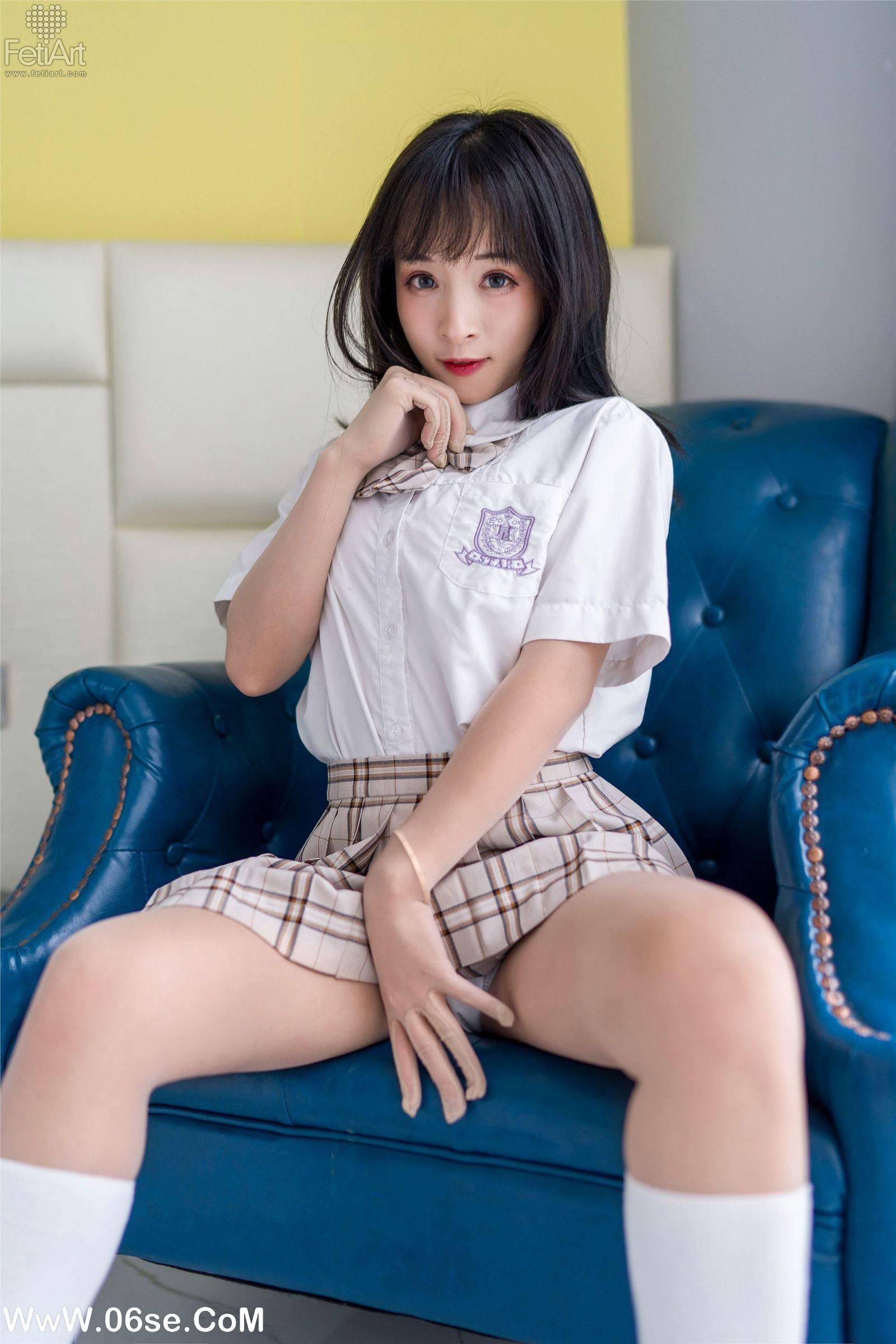 图片[36]-[FetiArt尚物集] NO.00063 Lively School Girl-六色网