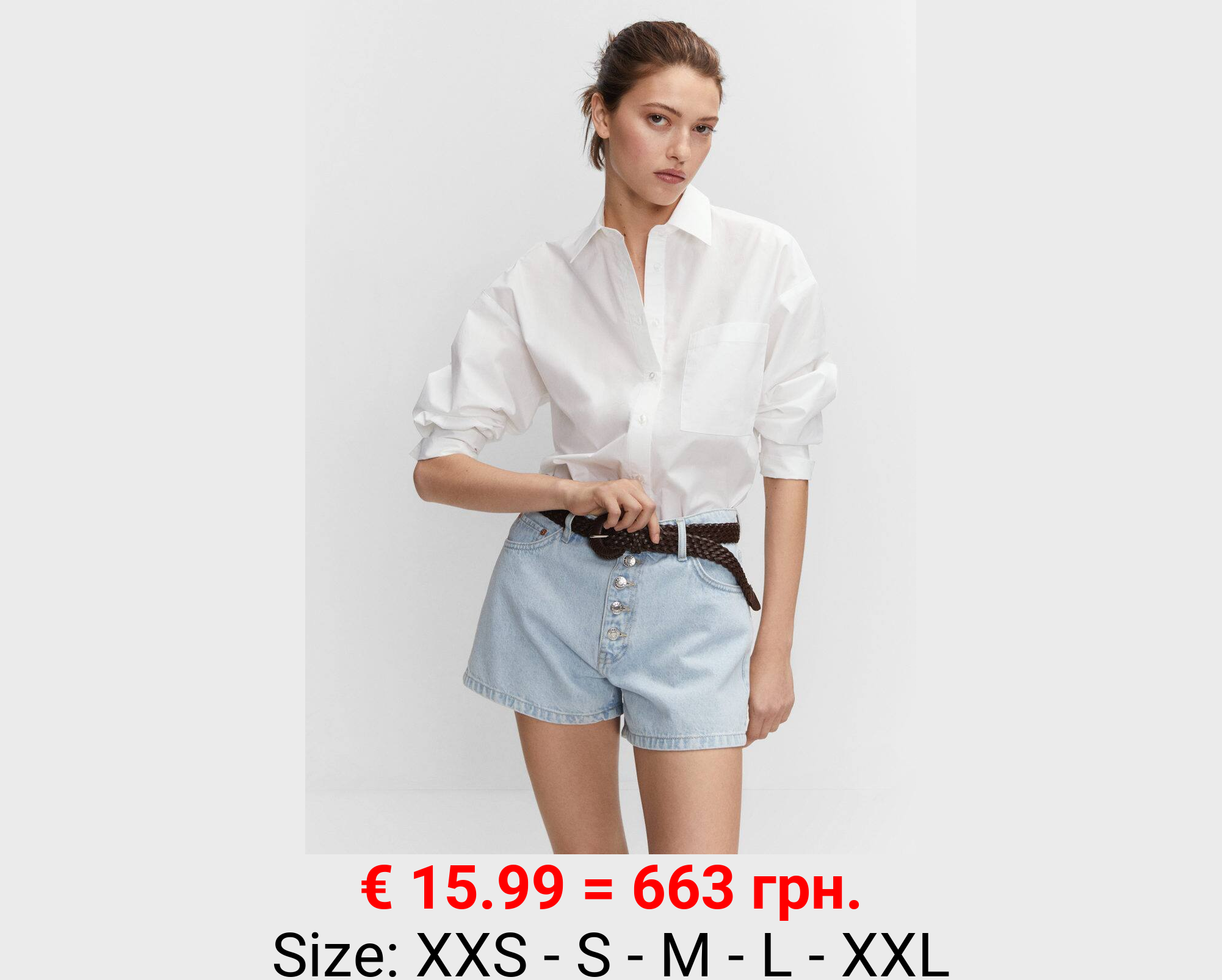 Camisa algodón regular fit