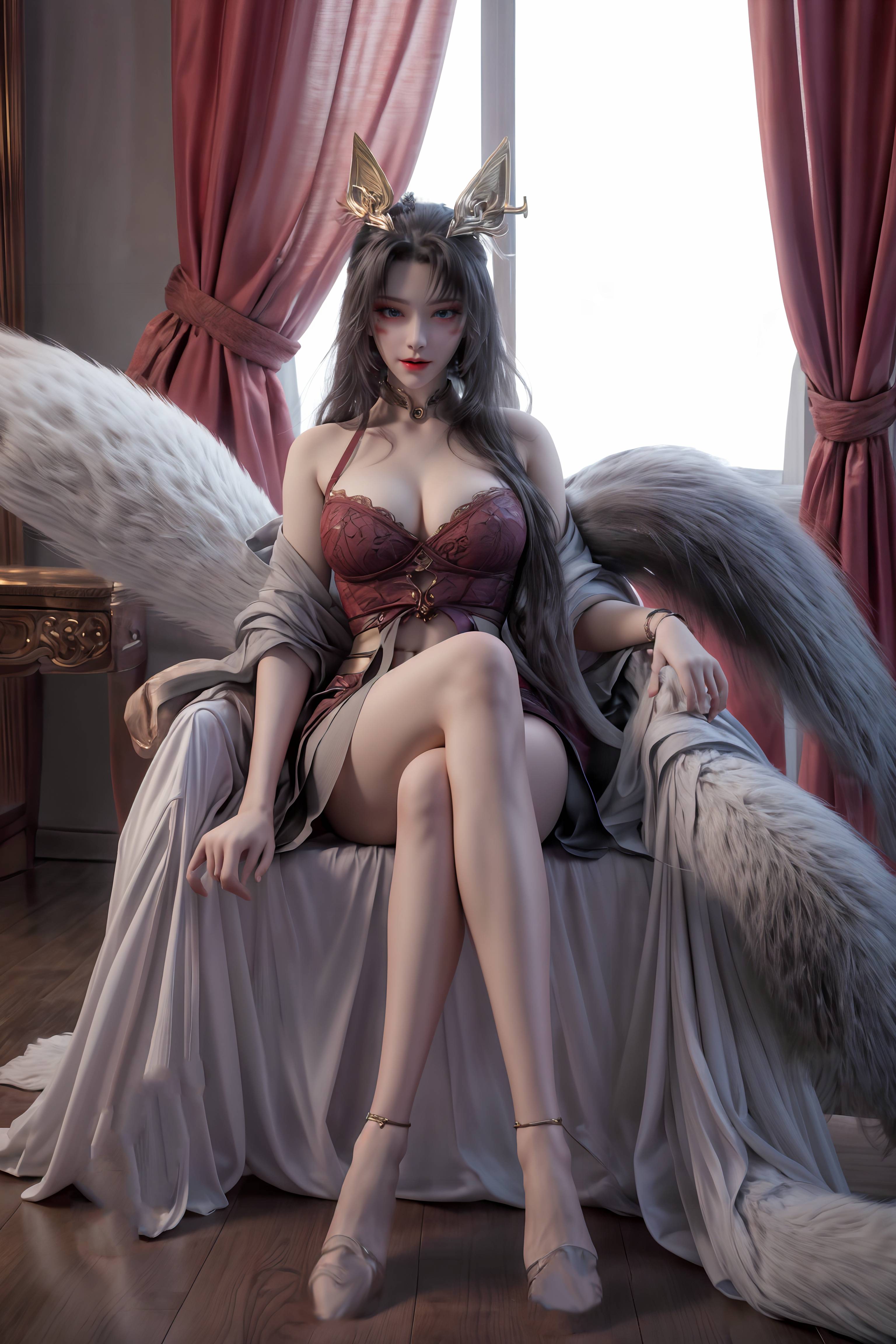 图片[31]-完美世界-天狐仙子 逼真狐尾-六色网