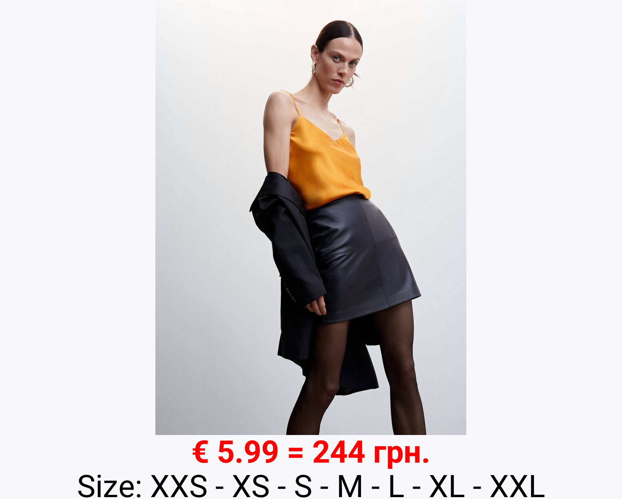 Top satinado tirantes