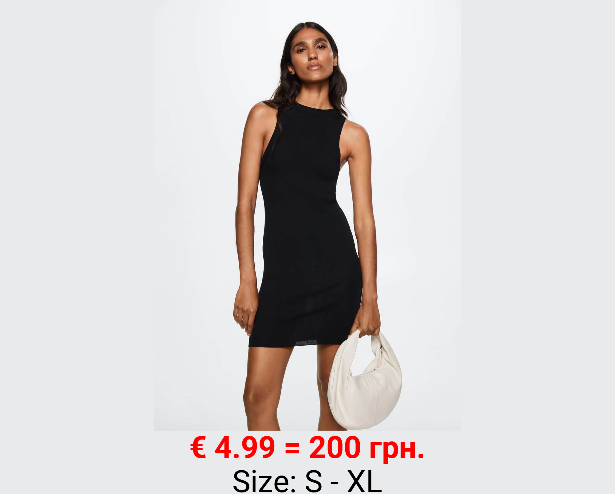 Vestido punto canalé