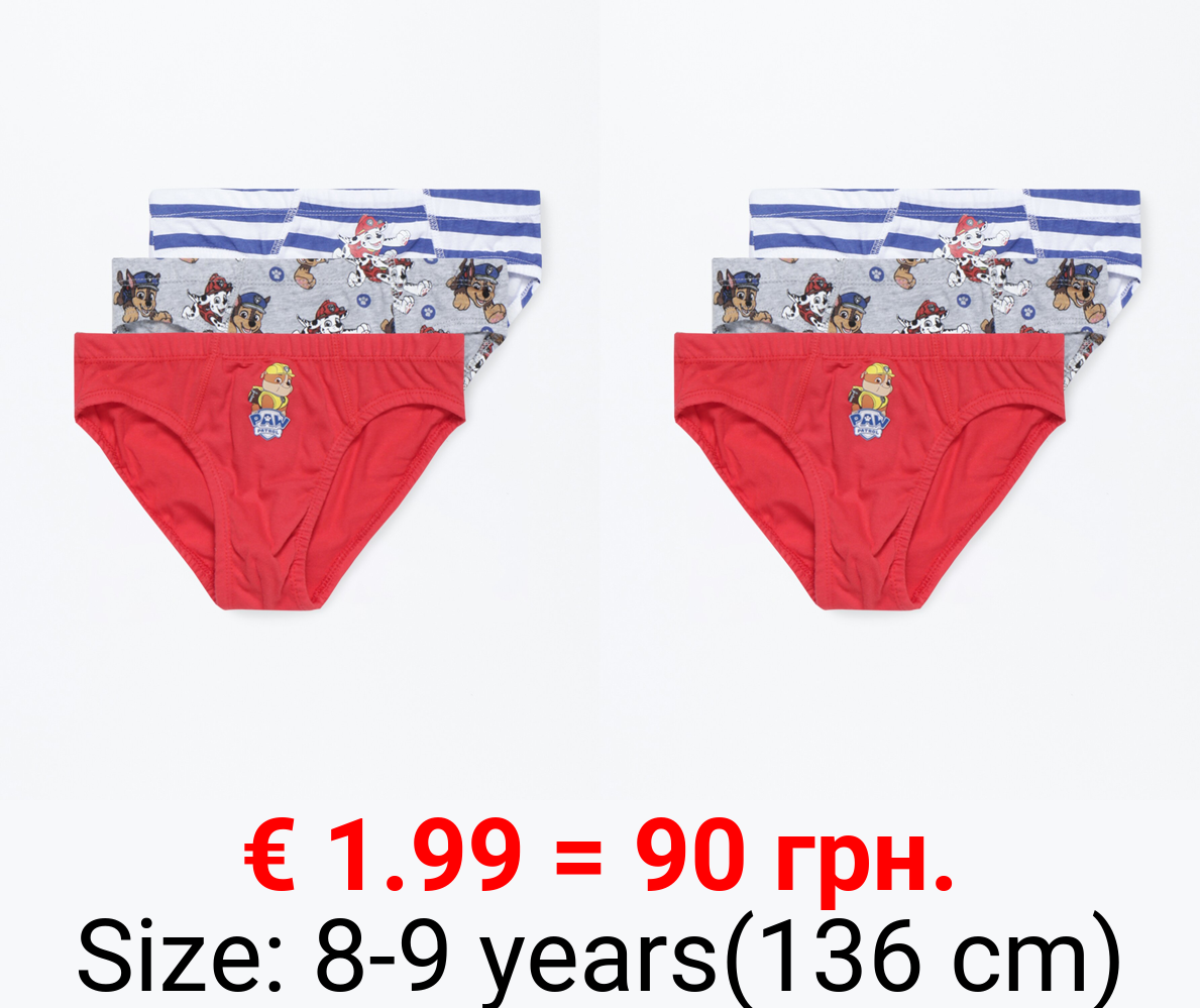 3-pack of PAW Patrol ©Nickelodeon briefs
