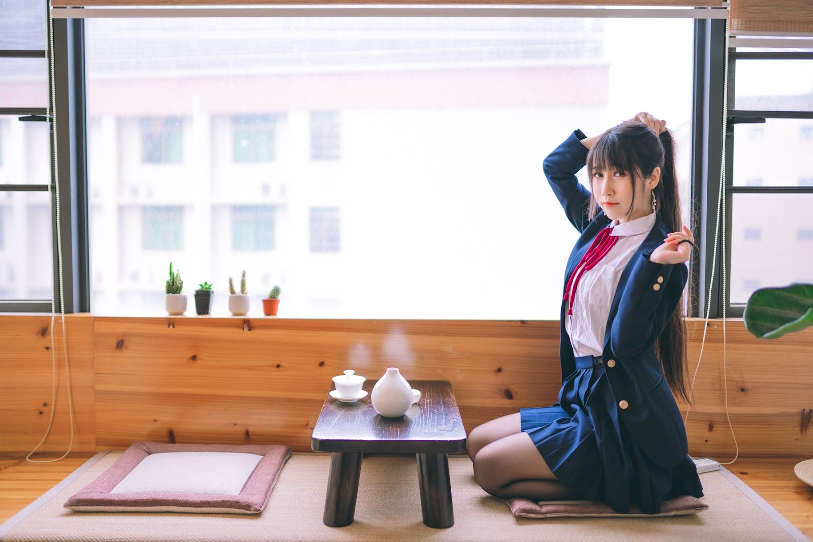 Cosplay 不呆猫 校服JK 3