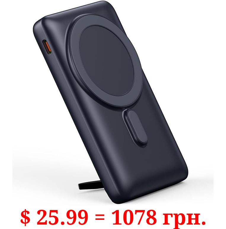 Baseus Magnetic Power Bank, Wireless Portable Charger 10K for Magsafe Battery Pack,20W Fast Charging USB-C for iPhone 15/14/13/12 Series Samsung etc.