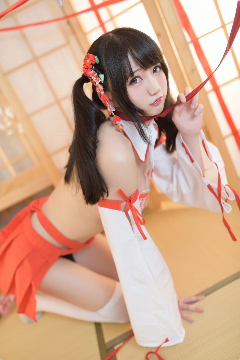 [Cos]魔物喵 - 巫女[53P] 36