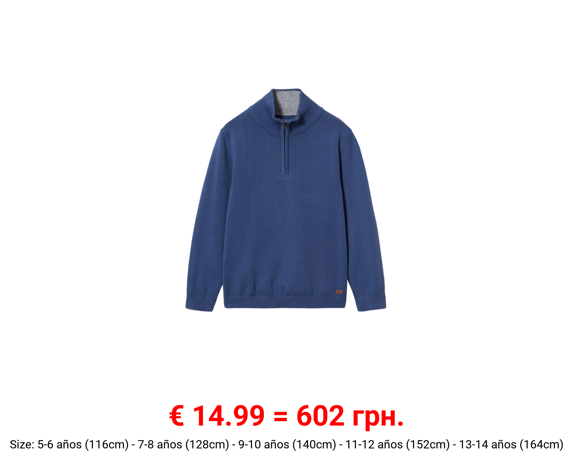 Jersey cuello cremallera