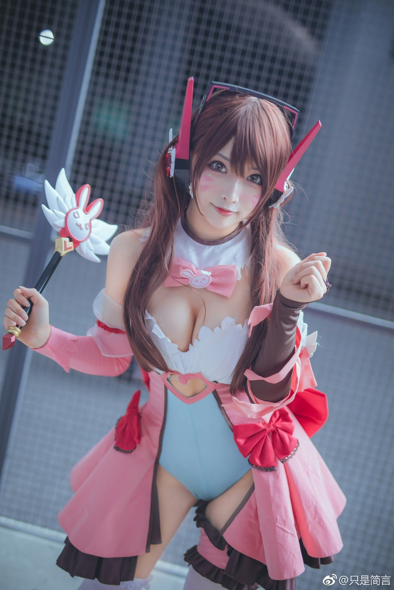只是简言 Cosplay Magica D.Va 7