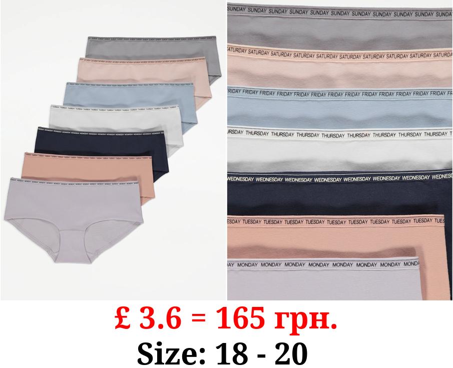 Days of The Week Short Knickers 7 Pack