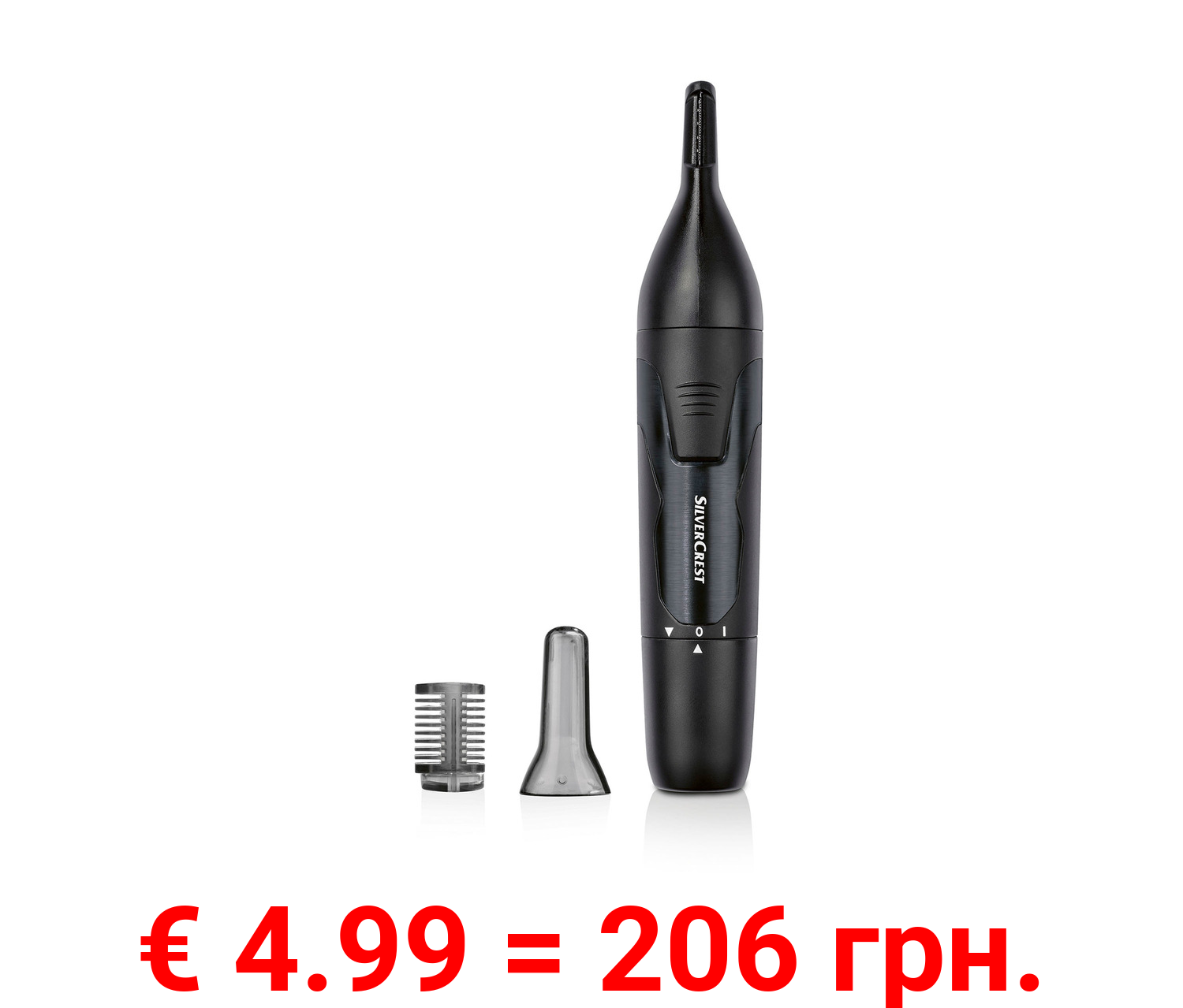 SILVERCREST® PERSONAL CARE Nasen- und Ohrhaartrimmer »SNOT C1«, mit Doppelkopf-Bürstenaufsatz