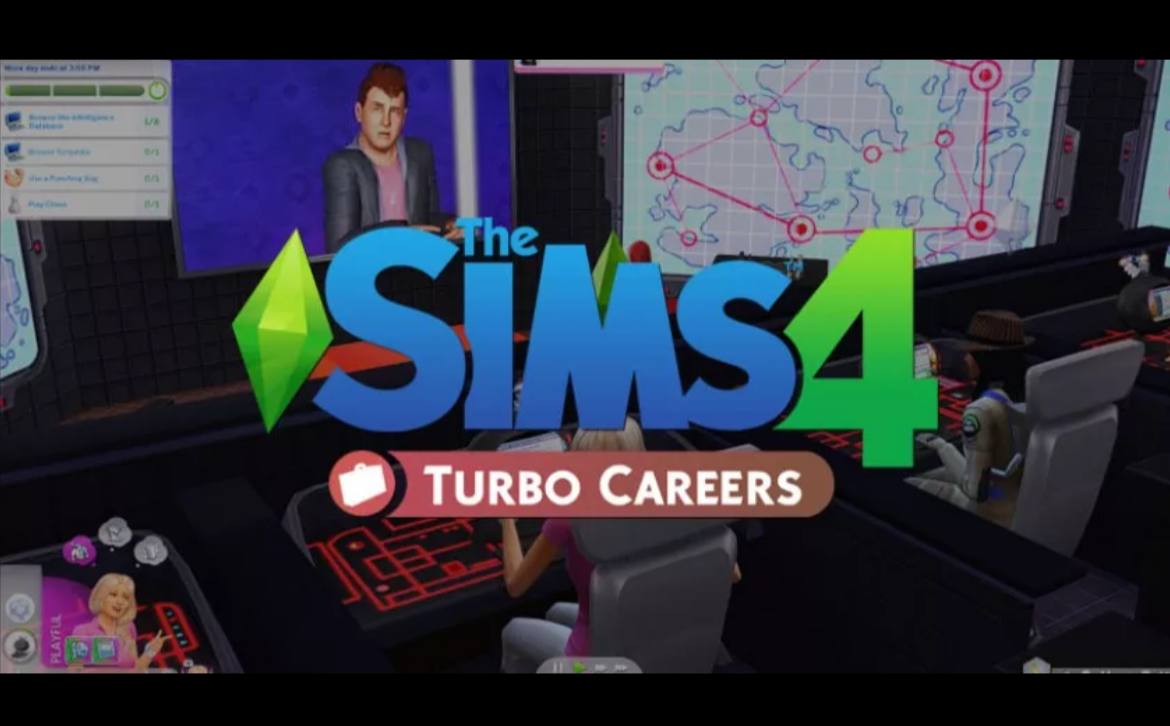 Симс карьера звезды. Turbo careers - карьера для всех sims4. Turbo careers лоты SIMS 4. Турбо драйвер симс 4. Открытие всех карьер в симс.