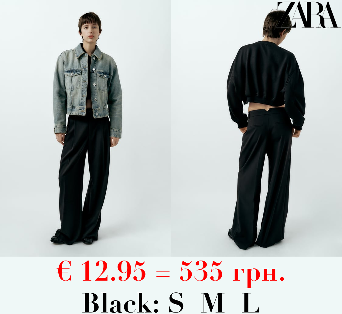 BASIC CROPPED SWEATSHIRT