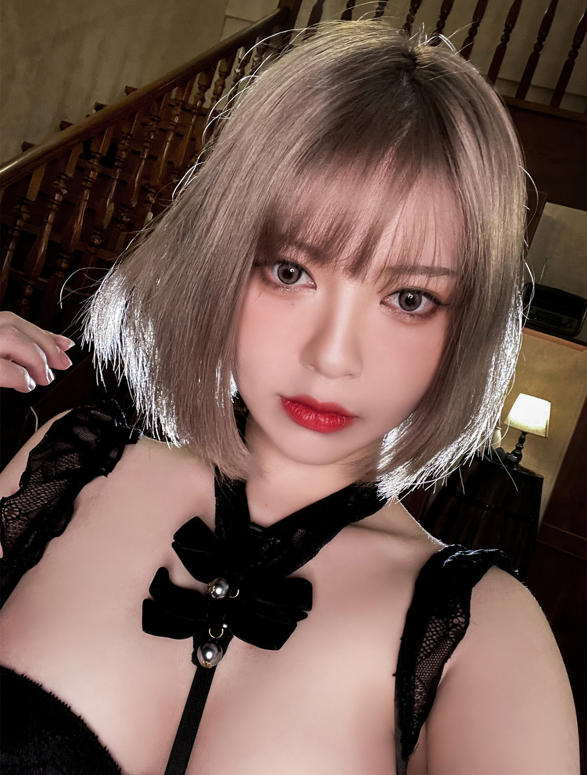 Cosplay 半半子 今日は黑 17