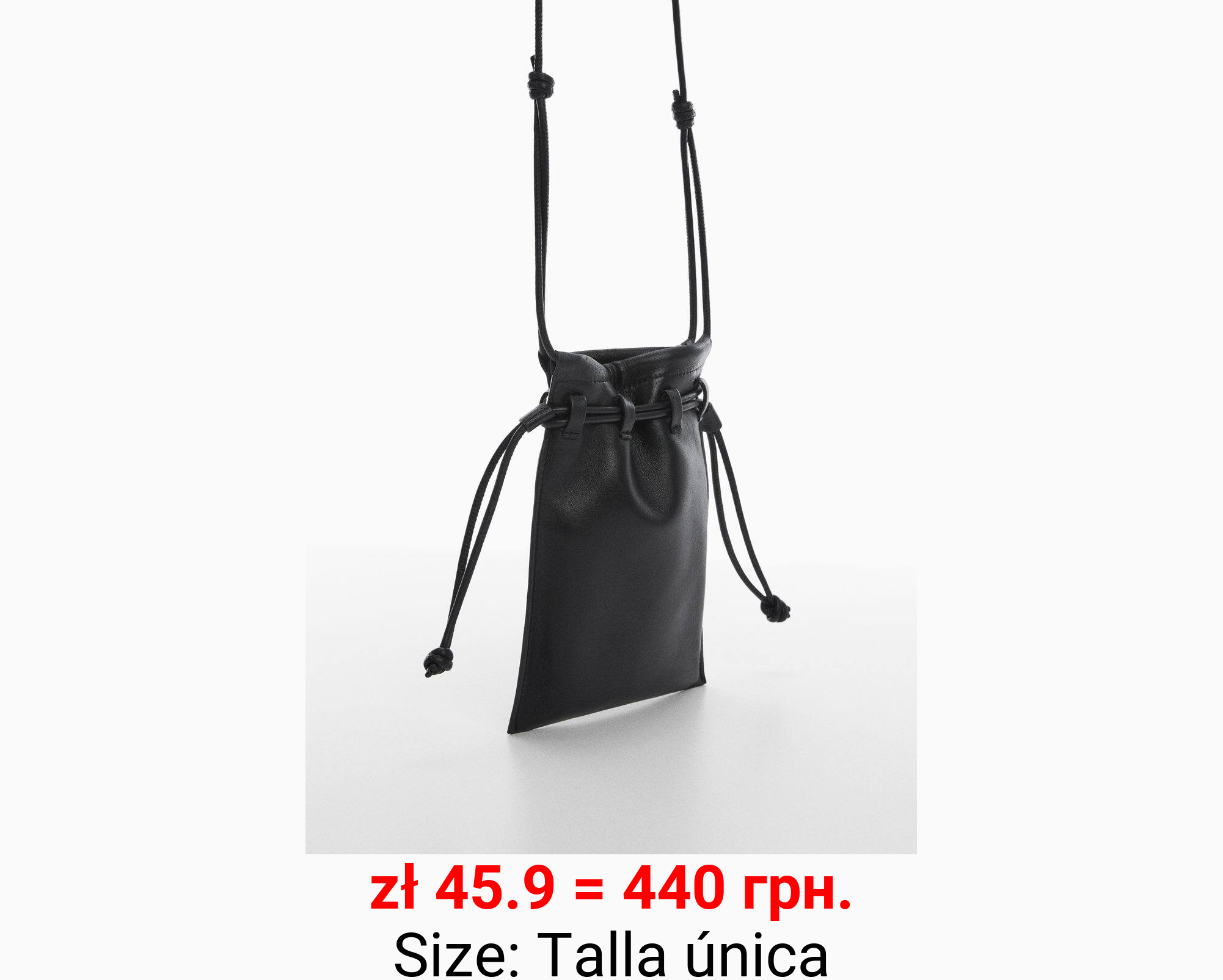 Bolso saco piel mini