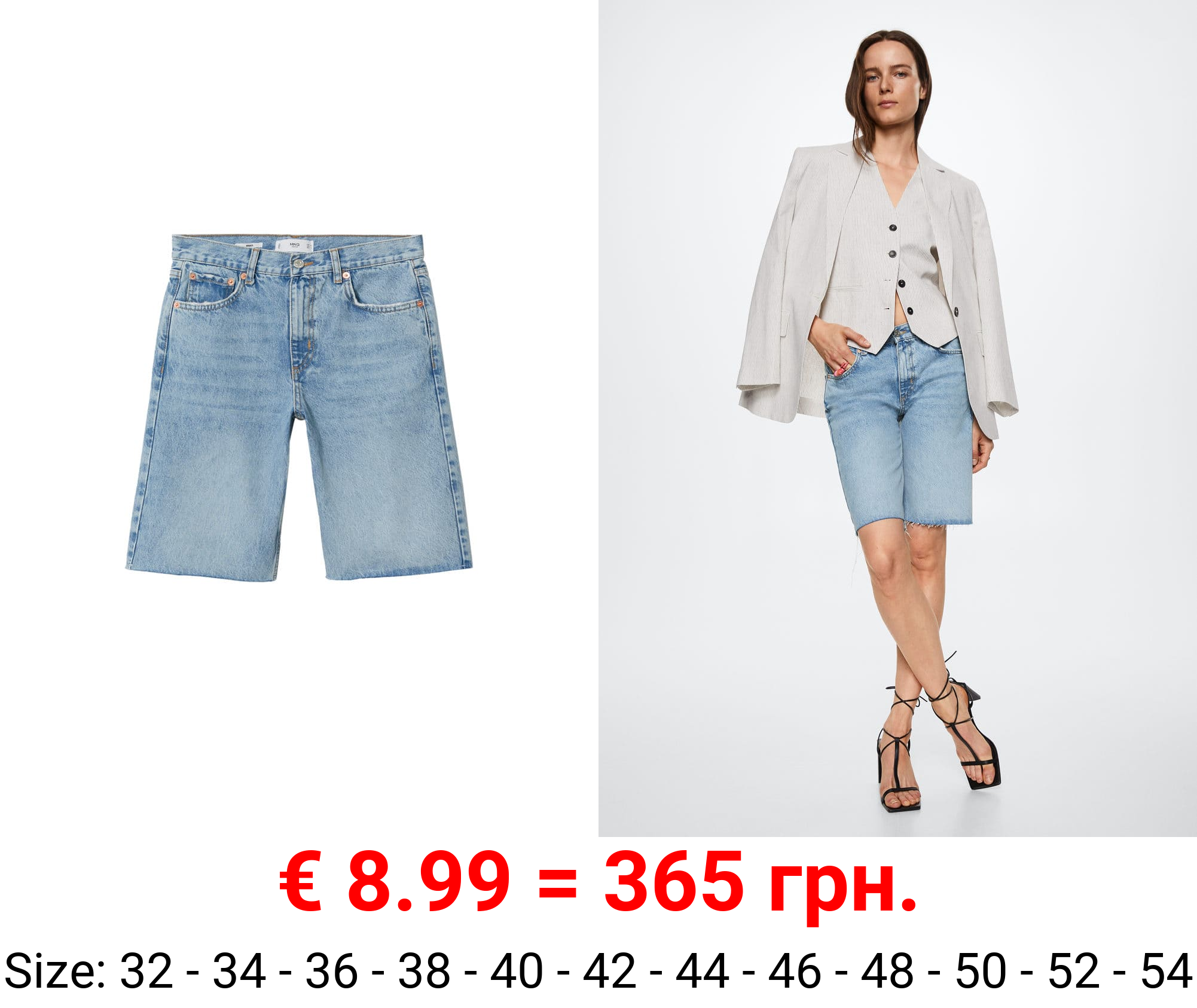 bermudas vaqueras bajo deshilachado