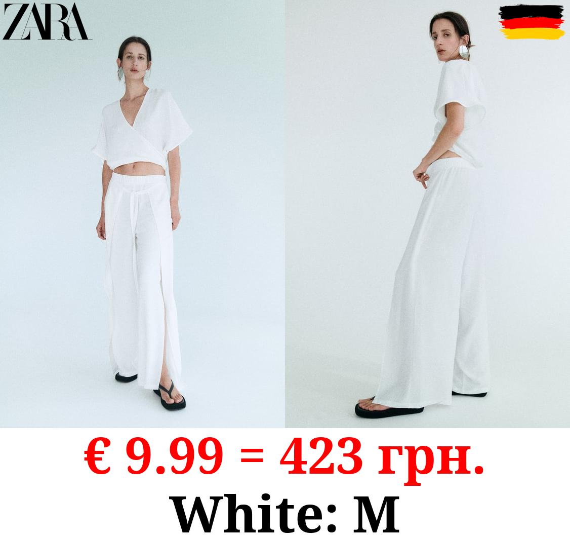 FLOWING WRAP TROUSERS