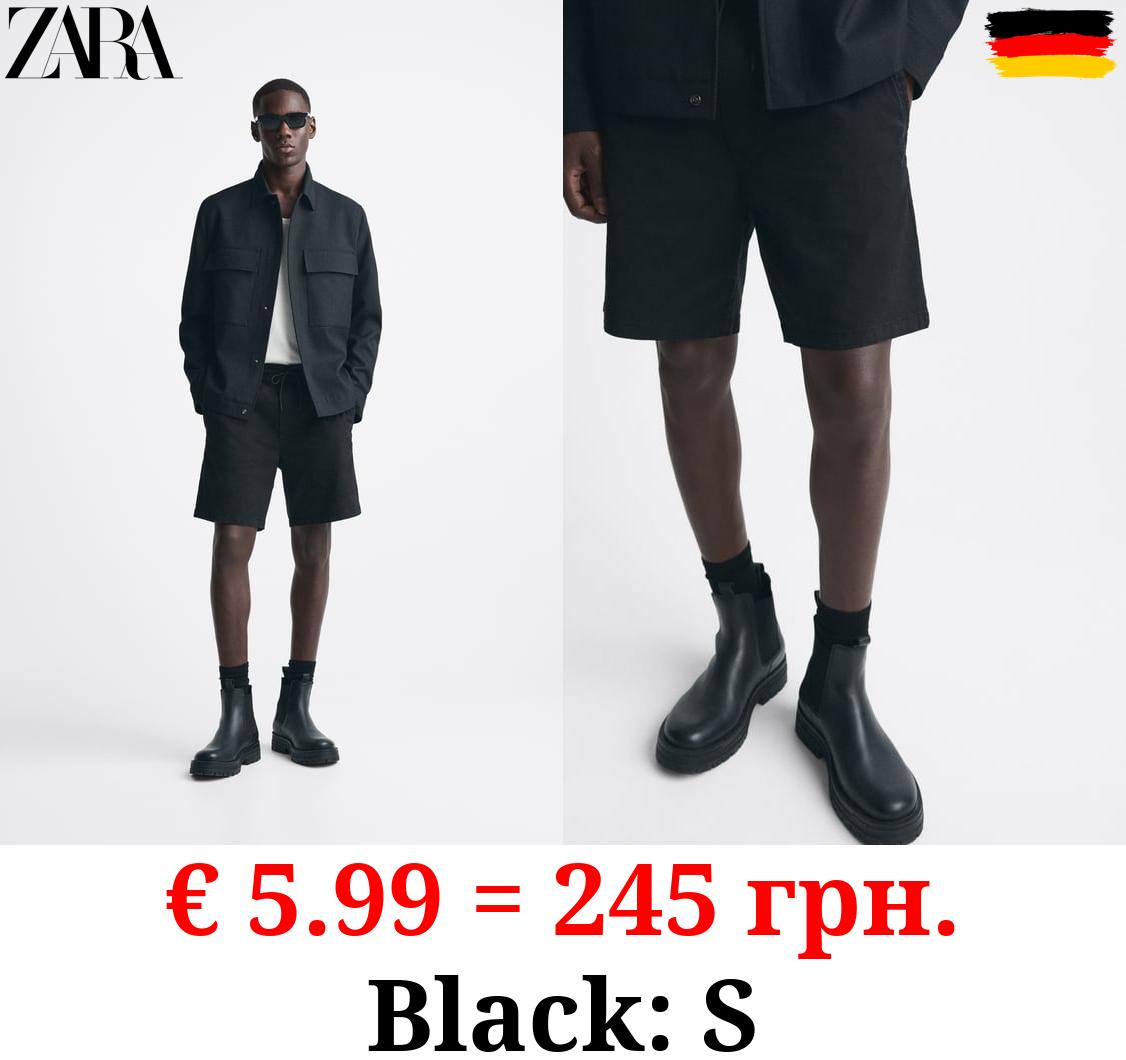 JOGGING BERMUDA SHORTS WITH ELASTIC WAISTBAND