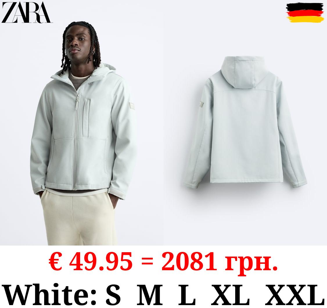 HOODED TECHNICAL JACKET