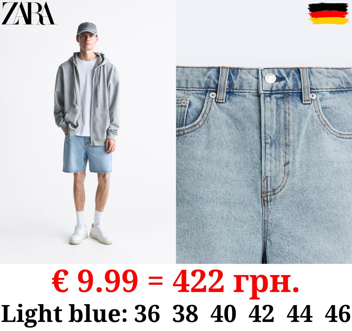 BASIC DENIM BERMUDA SHORTS