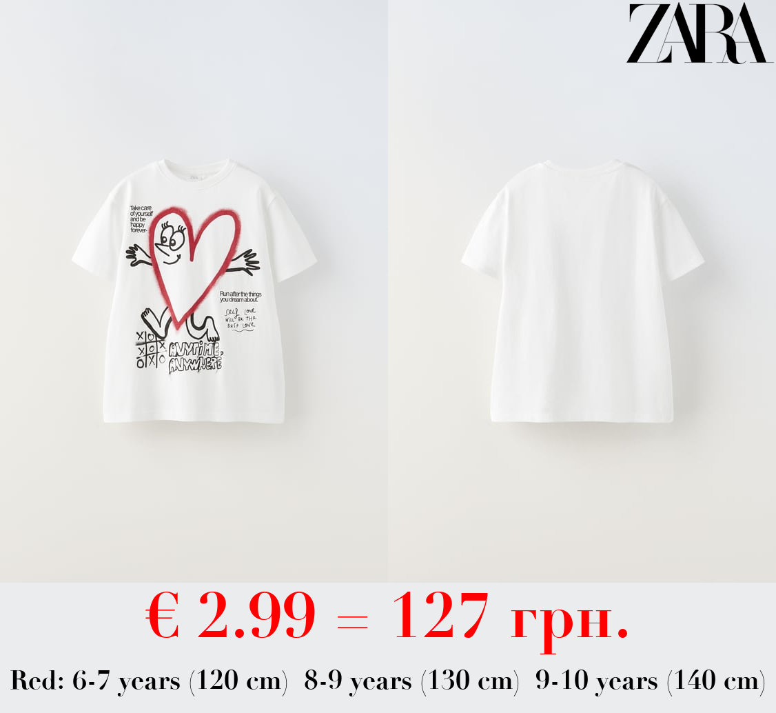 GRAFFITI PRINT T-SHIRT