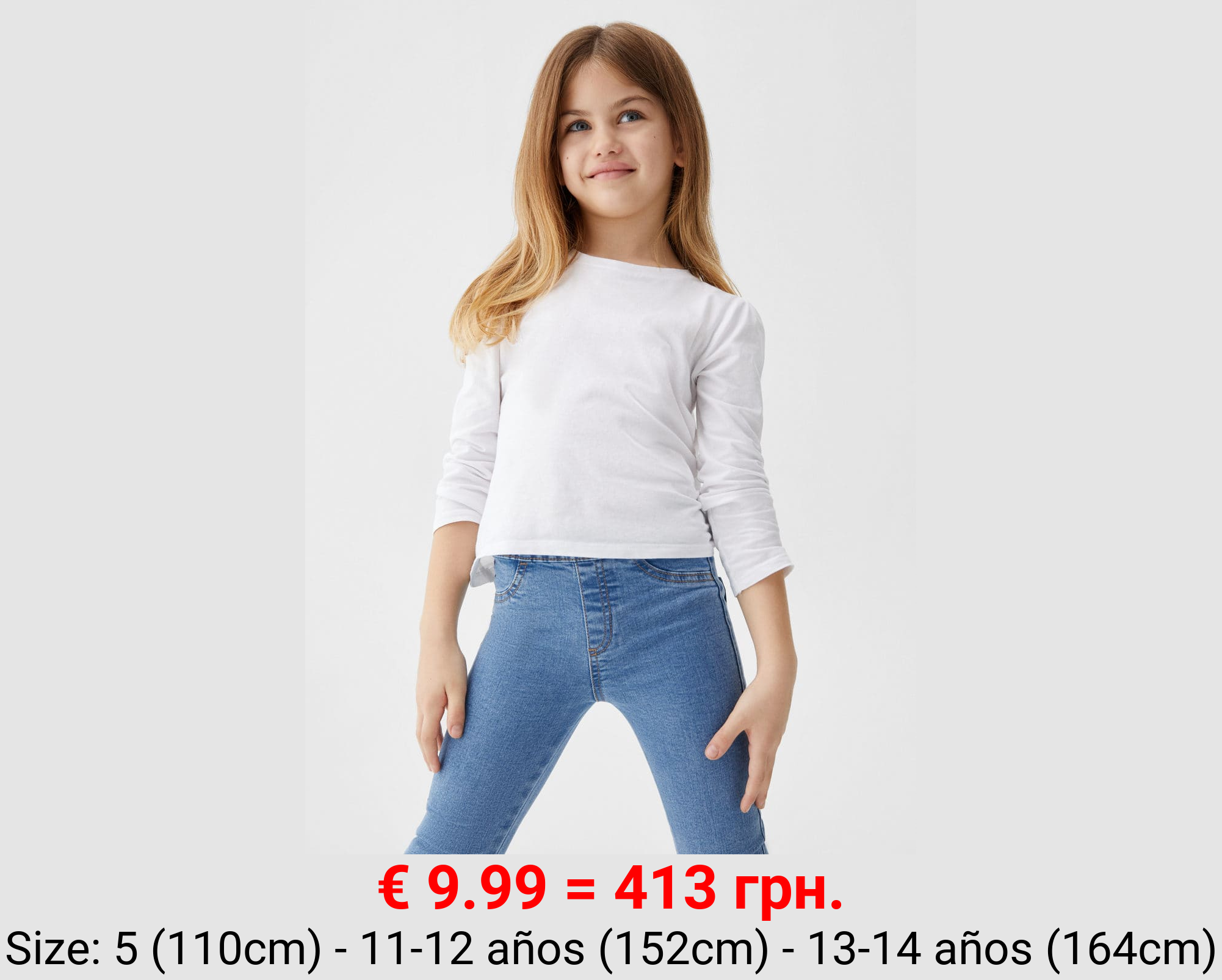 Jeggings tiro alto elásticos